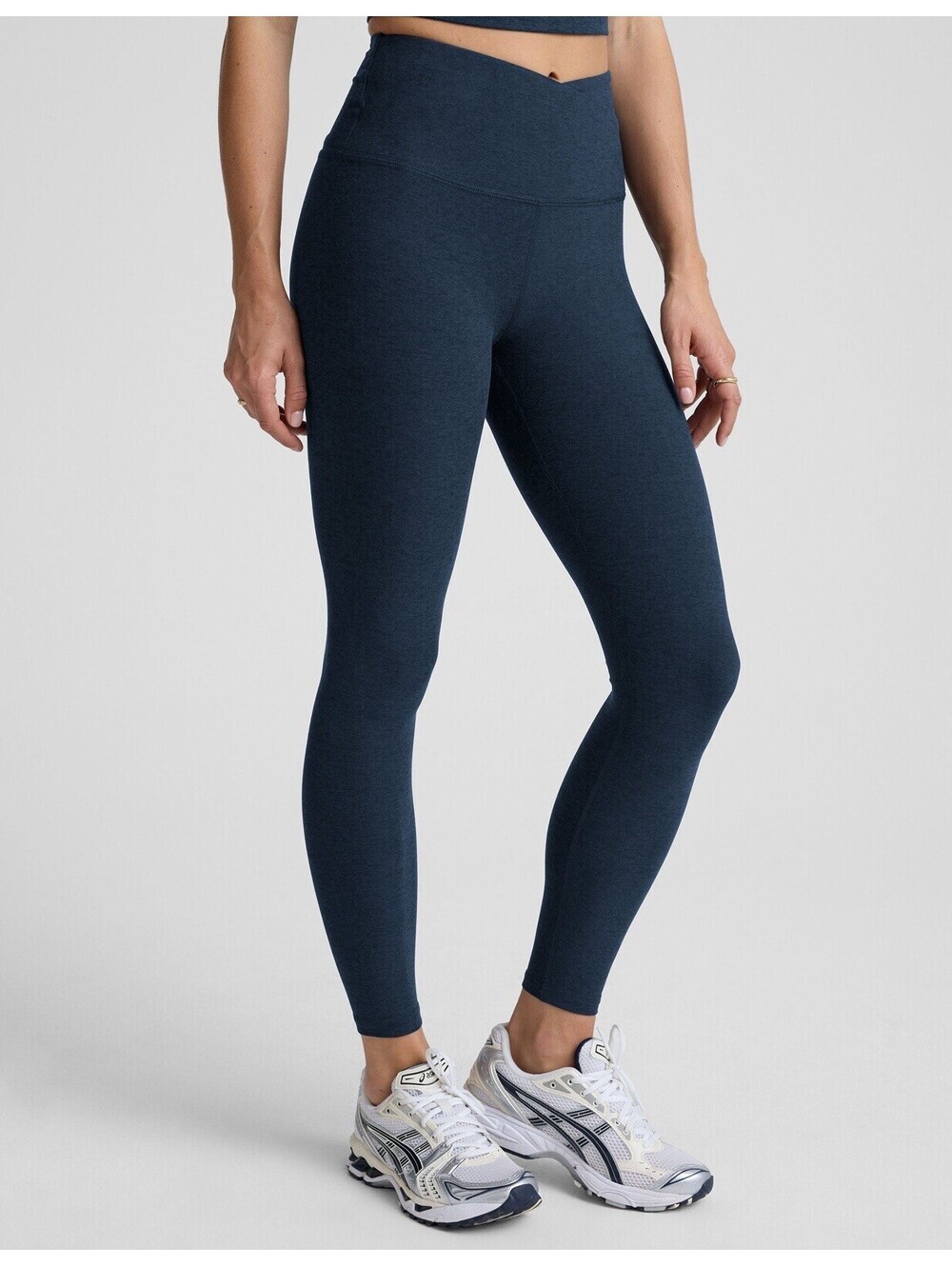 Beyond Yoga Spacedye Caught In The Midi High Waisted Leggings Teal Blue Women XS